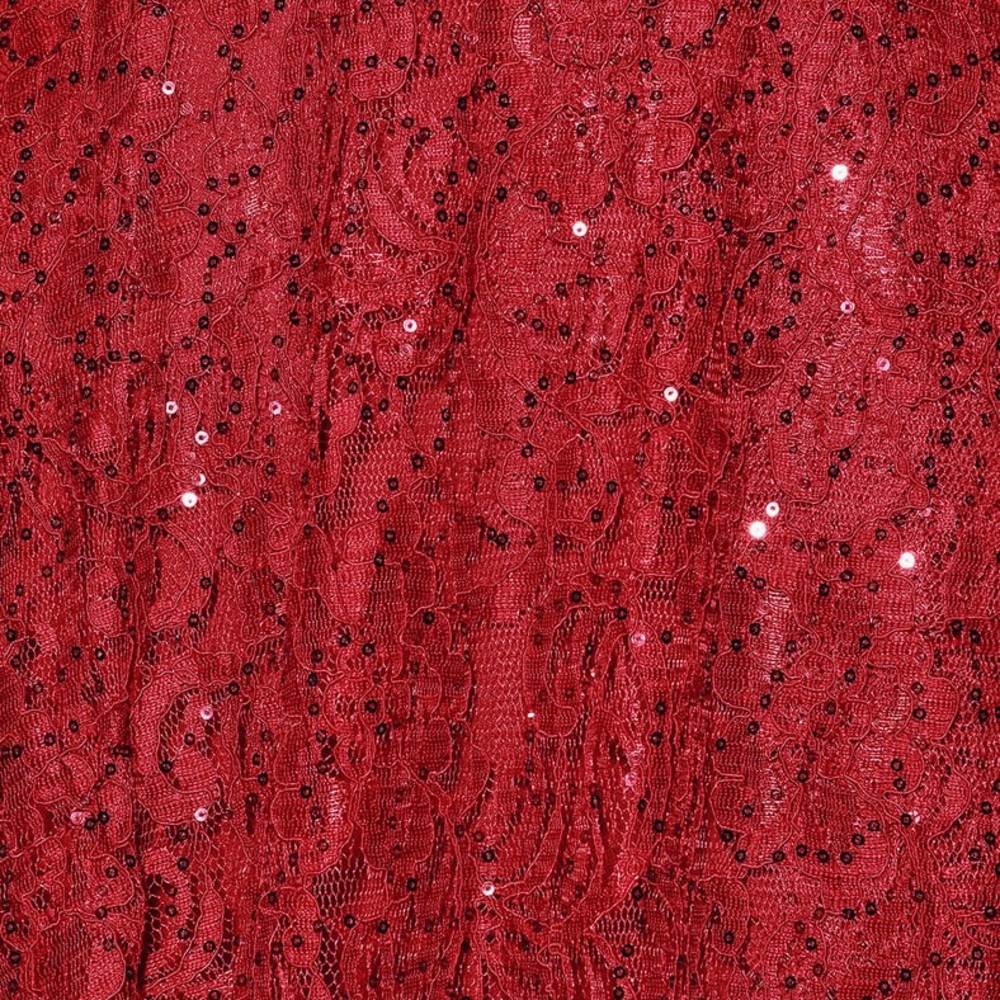 Lulus Endless Enchantment Red Sequin Lace Maxi Dress - Picture 12 of 12